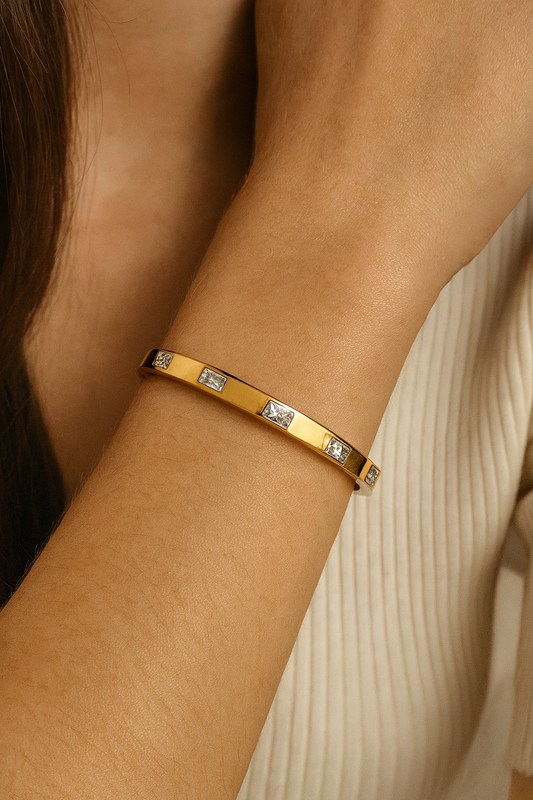 Crystal Bangle Bracelet
